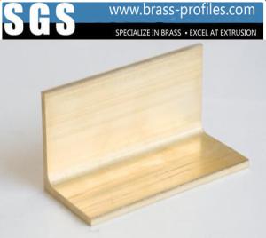Quality Extruded Wrought Copper Alloy L Shape Sheet Brass L Sections Extruding wholesale