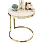 Stainless Steel Round Sofa Side Table Telephone Table Smooth Surface