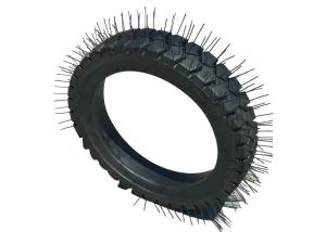 Quality Costum 450-15 Solid Tricycle Tires Rubber 45%-56% ISO Certification wholesale