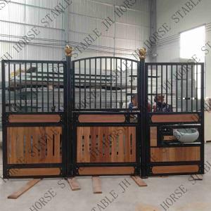 Quality Painting Steel Black Powder Coated Bamboo Portable Horse Stables wholesale