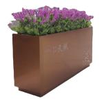 Urban garden decorative metal planters flower pot