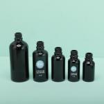 Round 5ml Bamboo Black Essential Oil Dropper Bottle