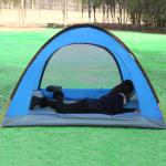 Ultralight 3-4 Person Doule Layer Tent Double Door 4 season Camping Tent(HT6011)