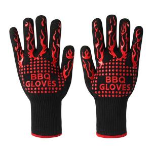 Quality Anti Slip Heat Resistant Silicone Oven Gloves 28 Cm - 36 Cm Size CE Approved wholesale