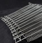 Polishing Chain Link Spiral Wire Mesh Conveyor Belt For Food Transport