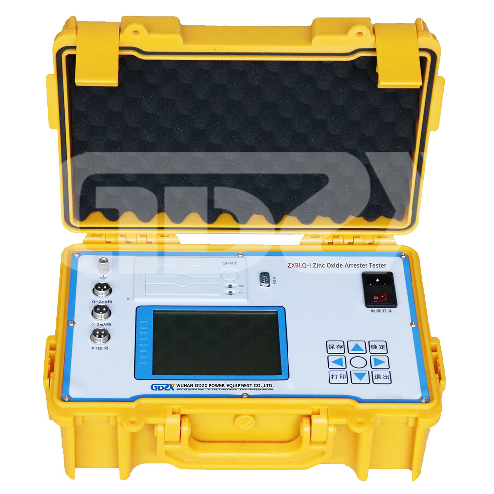 ZXBLQ-I intelligent Single Phase Zinc Oxide Lightning Arrester Test Equipment