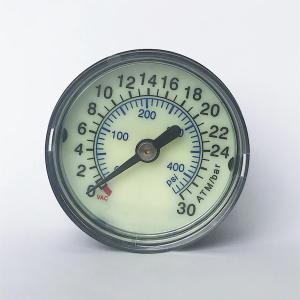 Quality Black Acrylic Lens Pressure Gauge Dial 30 ATM 40mm Plastic Pressure Gauge wholesale