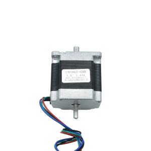 Quality Nema23 57mm Double Output Shaft Hybrid Stepper Motor 1.41A 5.07V 1.25N.M wholesale