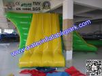 Yellow Green Inflatable Water Park Popular Game / Inflatable Climbing Slide