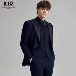 TR Fabric Custom Men's Suit Slim Fit Business Casual Formal Wear for Wedding