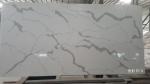 White Quartz Solid Stone Countertops For Kitchen 2.5 G / Cm3 Bulk Density