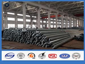 Quality 25FT Q355 Steel Material Galvanized Electric Power Steel poles wholesale