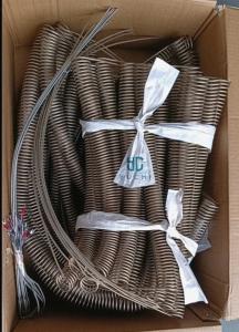 Quality Electric furnace heater wire heating spiral heating elements wire Resistance for tempered glass furnace oven wholesale