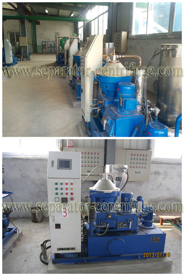 Self Cleaning Separator - Centrifuge For 4000 LPH Partial Discharge Waste Oil Recycling Plant for Ship