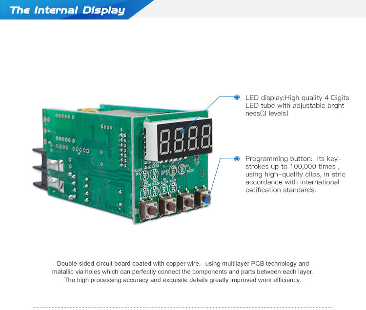 AC/DC Galvanometer LED Display CN-AA81 Single phase mean current meter