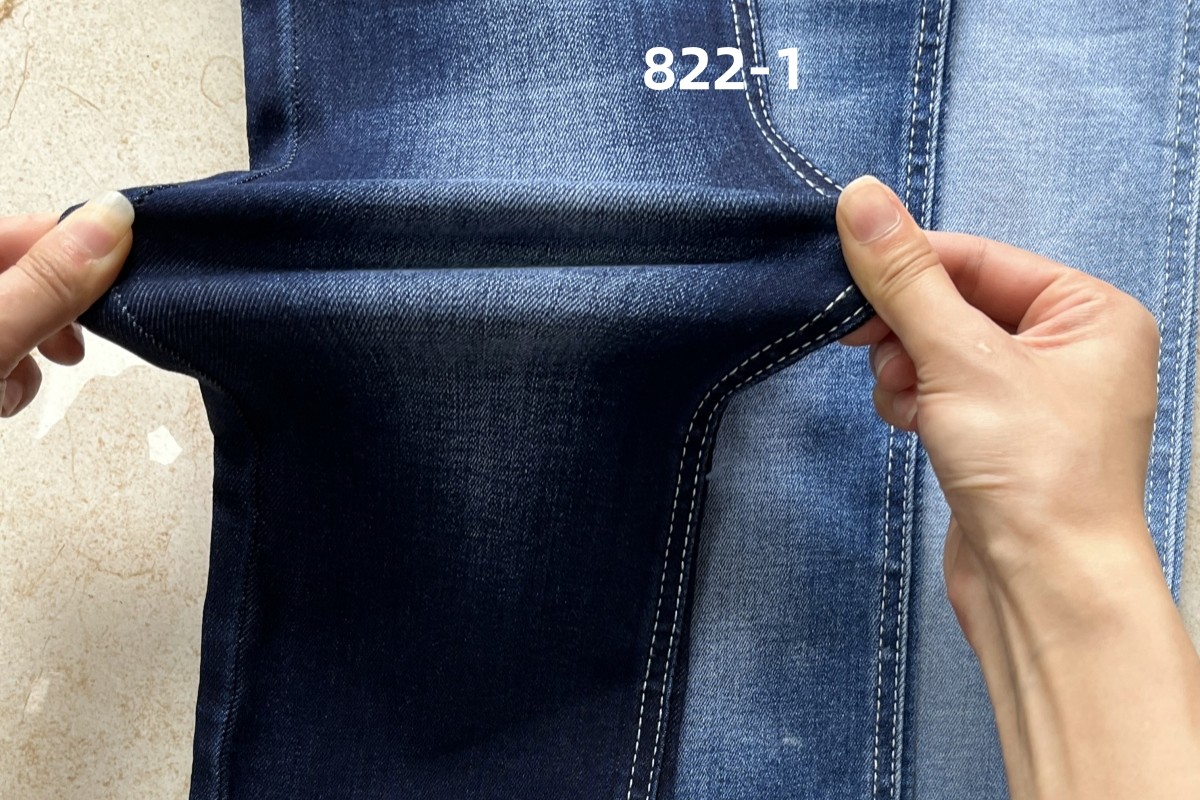 Hot Sell 10 Oz Warp Slub High Stretch Woven Denim Fabric For Jeans