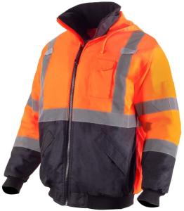 Quality 300D Oxford PU Hi Vis Waterproof Jacket wholesale