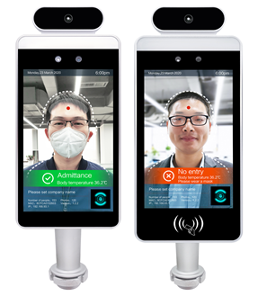 8 Inch Android POE Monitor AI body Thermal Temperature Measurement