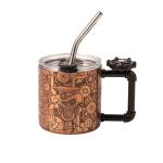 Stress Reducing Custom Travel Coffee Cup 12oz 14oz With Gyro