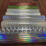 Multiple Extrusion Laser Embossed PET Rainbow Holographic Film For Decoration