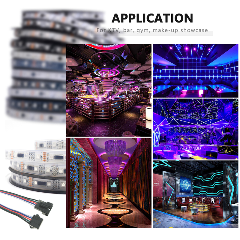 Dmx512 Addressable LED Strip Smd 5050 Rgbw Rgbww 4 In 1 For Home Decoration