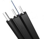 Indoor FTTH Fiber Optic Drop Cable 2 4 6 8 12 16 24 Core With LSZH Jacket
