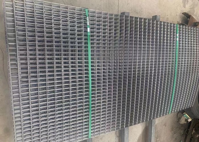 Ss 304 Galvanized Steel Mesh Panels Silver 3cm Square Hole