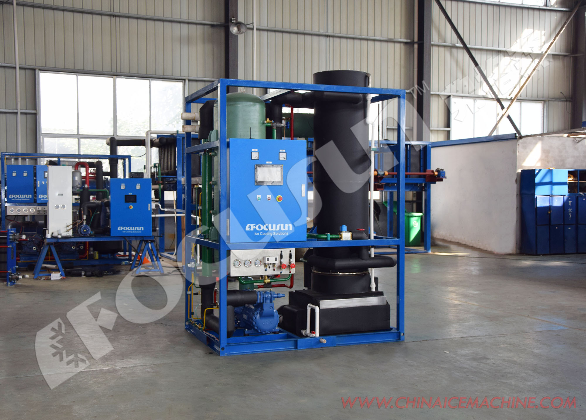 5 Tonnes Per Day Tube Ice Machine for Restaurants Supermarkets Nightclubs Bars Cafes