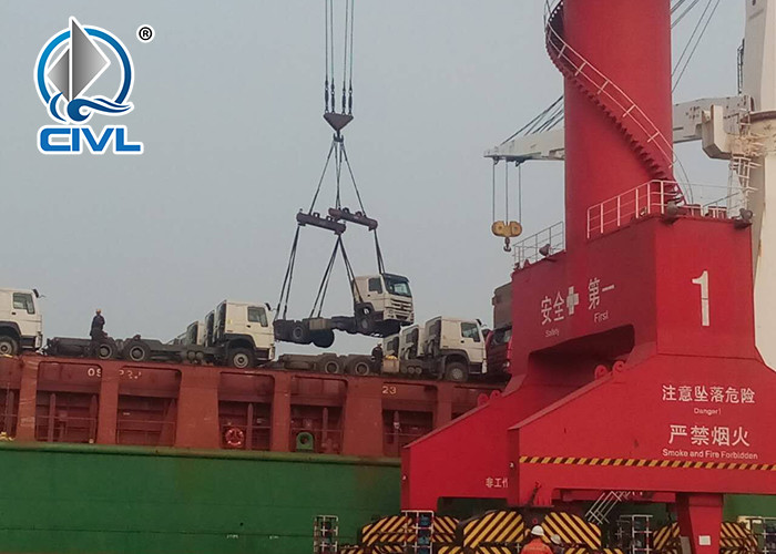 60 Ton 371hp EuorII Heavy Duty 8x4 Dump Truck With Front Lift HW76 Cab Howo Tipper Truck