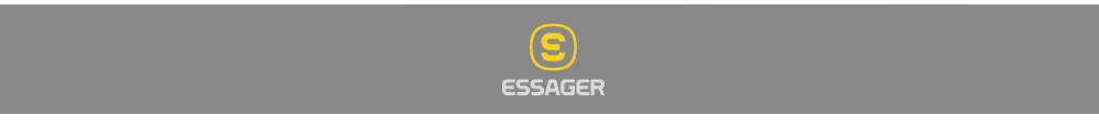 Essager 2022 Gyroscope New Type-c + USB-A USB QC3.0 30W 45W Mini Car Charger