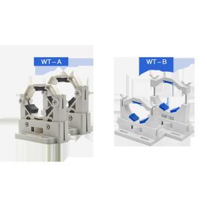 Quality Waveopsign-Soporte de tubo láser CO2, ajustable, diámetro de 50-80mm, soporte de plástico Flexible para máquina de graba wholesale