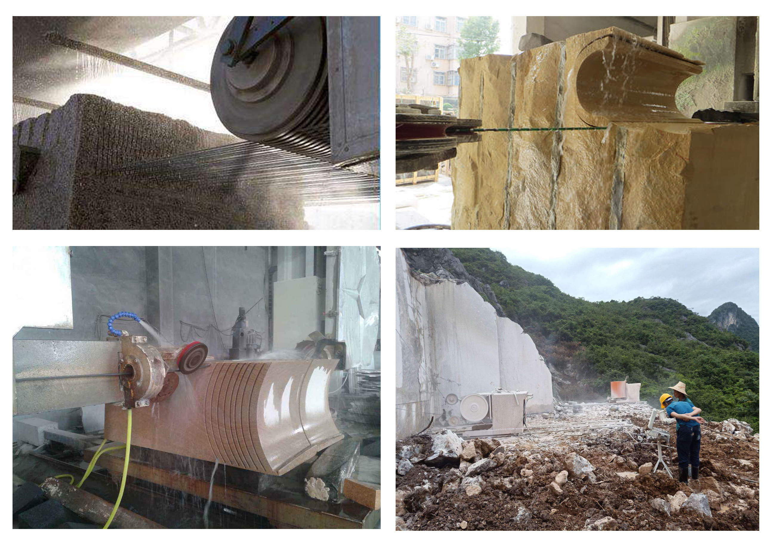 Vacuum Brazed Wire Beads for Granite Marble Quarry Cutting in Brazil Diamond Beads