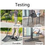 Plastic Garden Furnitures Simple White Leisure Outdoor Dining Chairs UK-GD022