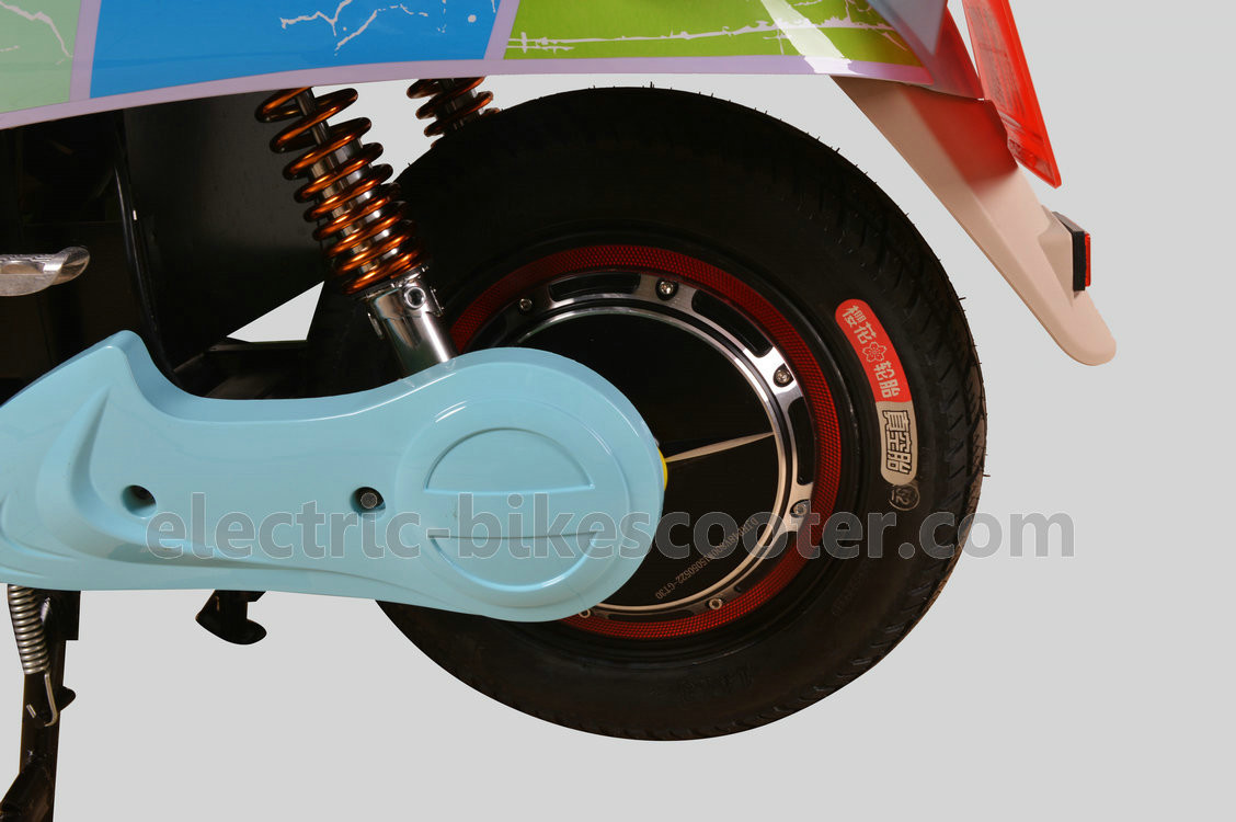 40km/H Pedal Assist Electric Scooter 60V 500W Brushless DC Hub Motor