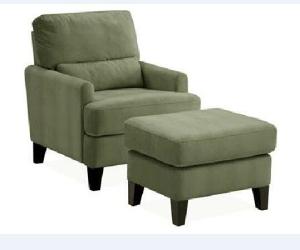 Quality Hotel fabric lounge chair with ottoman ,single sofa LC-0008 wholesale