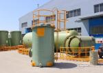 3600mm FRP Cylindrical Storage Tank Chemical Resistance Water Reservoir