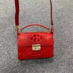 Fashion Lady Purse Genuine Exotic Crocodile Leather Women Flap Bag Authentic