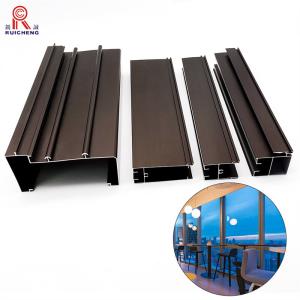 Quality 6063 Grade Aluminum Window Channel Extrusion PVDF Painted T3 Temper wholesale