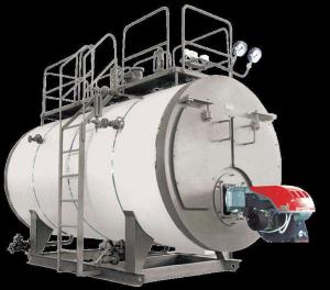 Quality Greenhouse Oil Fired Steam Boiler , Commercial Oil Boilers Corrugated Low Noise wholesale