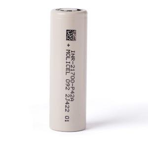 Quality Molicel 21700 P42A 4200mAh 45A Battery INR-21700-P42A Flat Top Battery wholesale