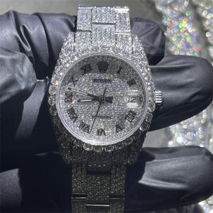 Quality 31mm Quartz Diamond Watch 31 Carats Rolex Diamond Watch For Women wholesale