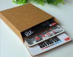 Brown Box packaging Wooden cork coaster Customized size and printed logo for