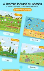 Quality Discover Animal Game Reusable Sticker Book wholesale