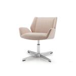 Birch Wood Backrest Swivel Office Chair