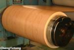 Wood Grain Color Coated Steel Sheet EP Coating For Outdoor Decoration Material
