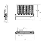 5 years warranty High Power LED Flood Lights 240w 400W 500W 600W Die Cast