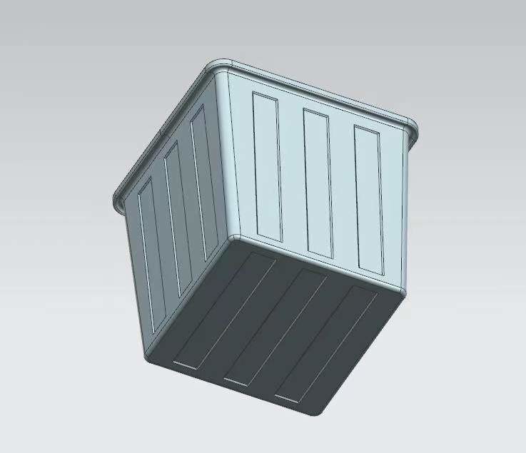 Four hundred twenty liters of square box mold for making plastic products