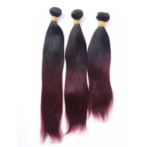 Quality Wholesle Human Hair Extension Ombre 2 Color on tangle on shedding Brazilian Hair Weaving wholesale