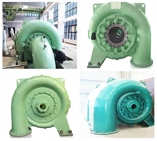 Horizontal Vertical Hydro Power Generator Water Turbine Francis Type mixed flow