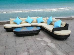 Quality wicker sofa set wholesale